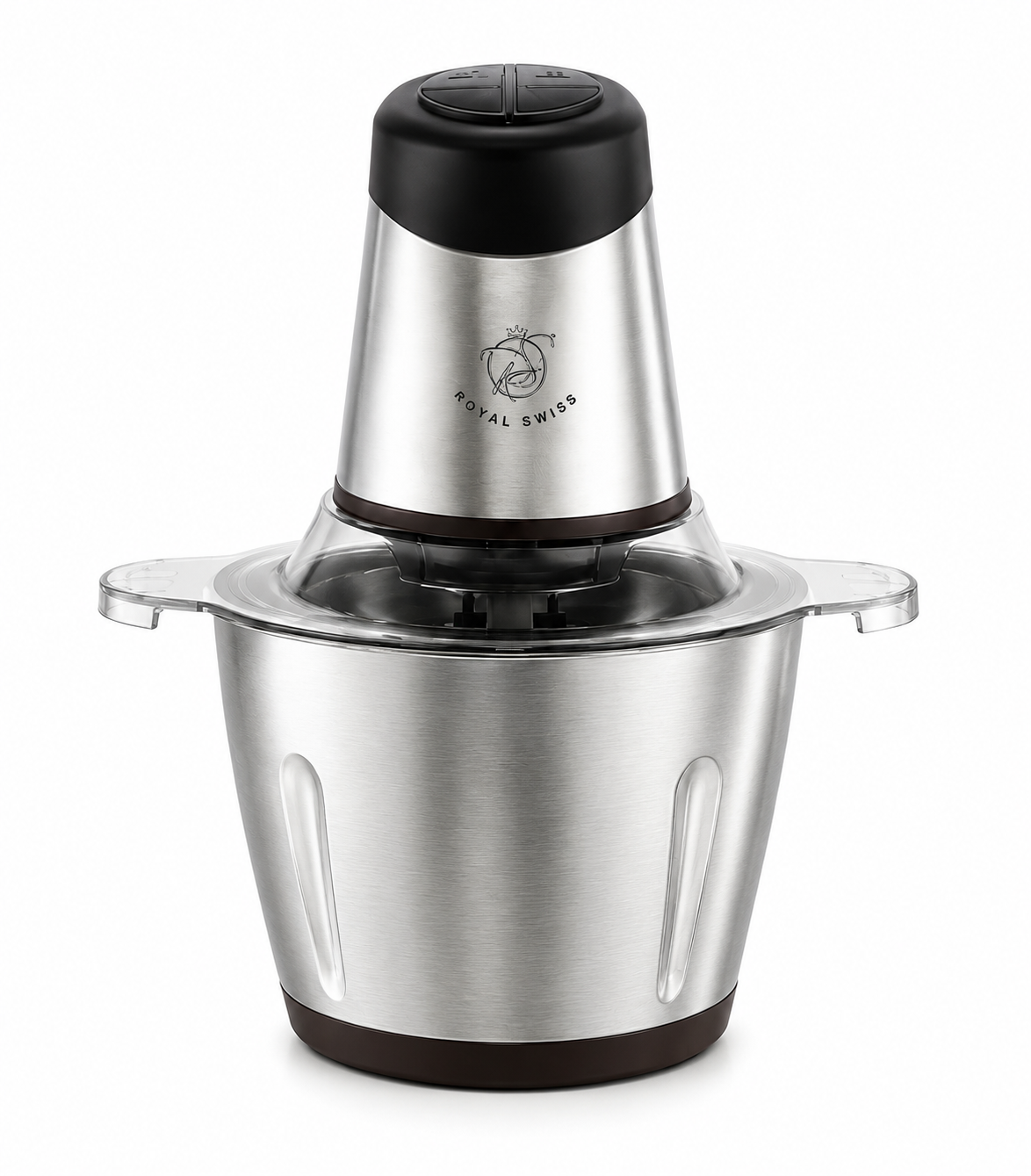 Picadora Eléctrica Royal Swiss 1000W | Recipiente de Acero Inoxidable