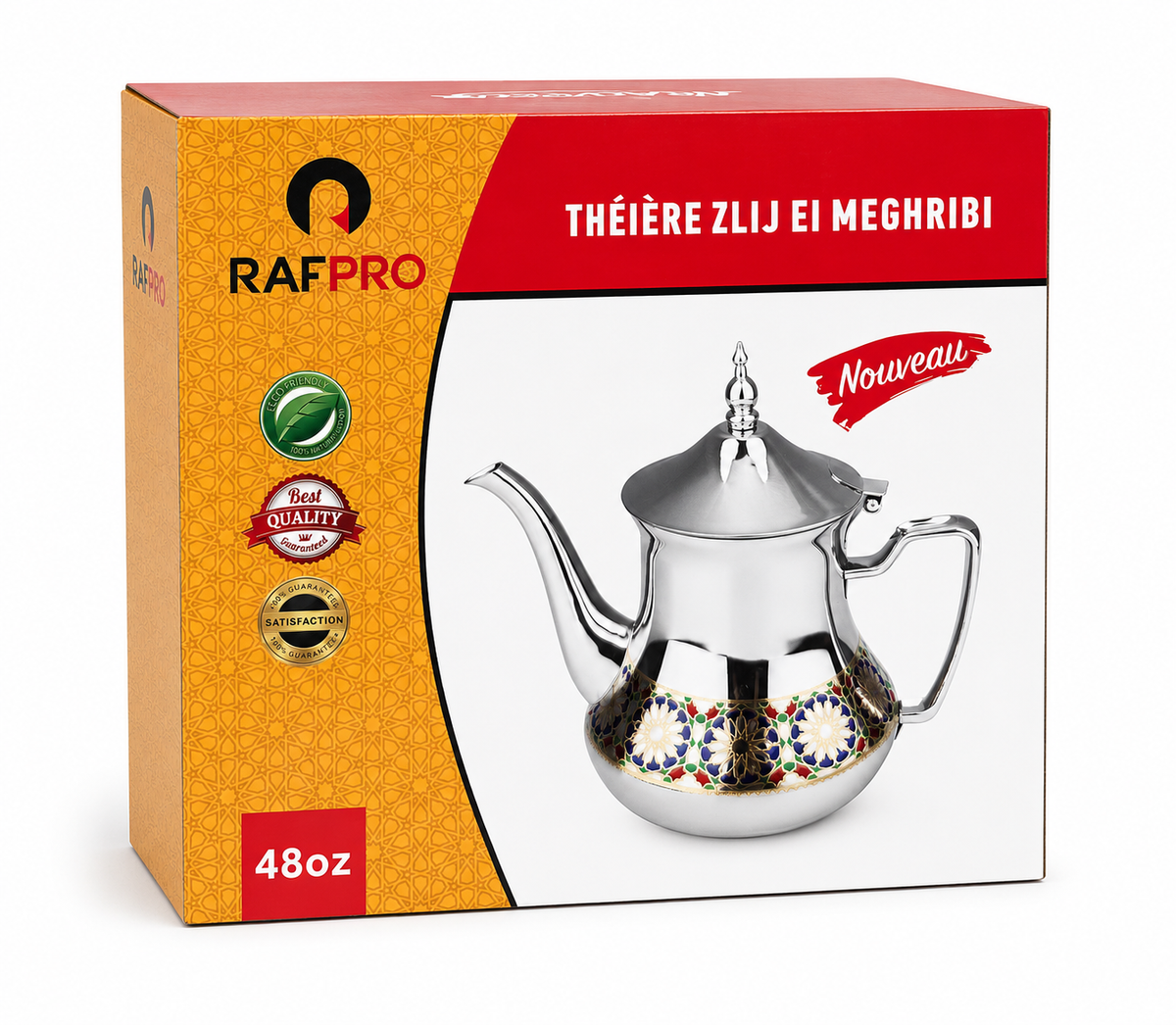 🔥 Tetera Marroquí Tradicional Premium | Elegancia Artesanal para Té e Infusiones 🔥 Disfruta del auténtico ritual del té con una tetera que combina tradición, belleza y funcionalidad en cada detalle. 🫖✨