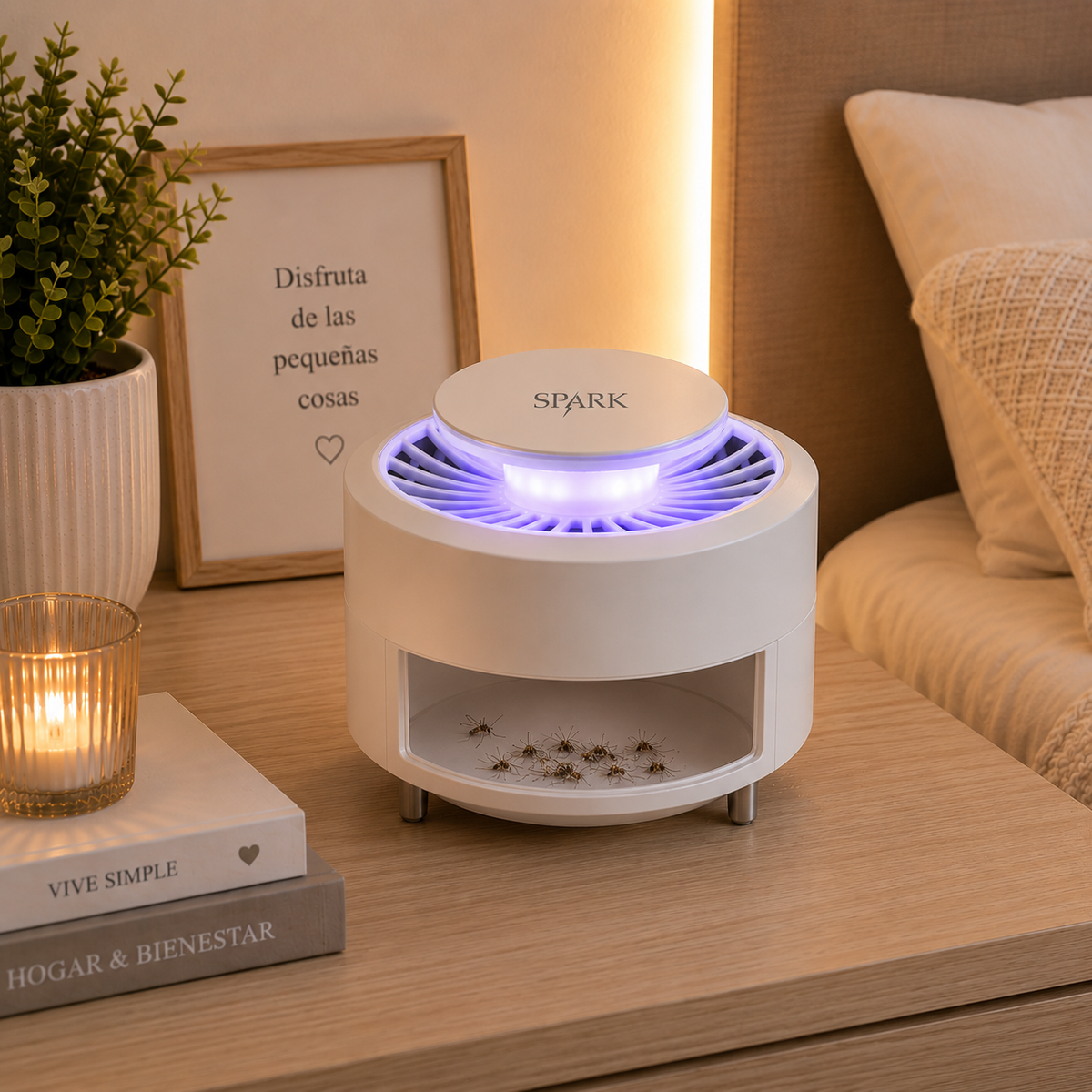Mini Lámpara Antimosquitos SPARK S-26MR/1 USB | Cobertura 360° y Tecnología LED 🔥