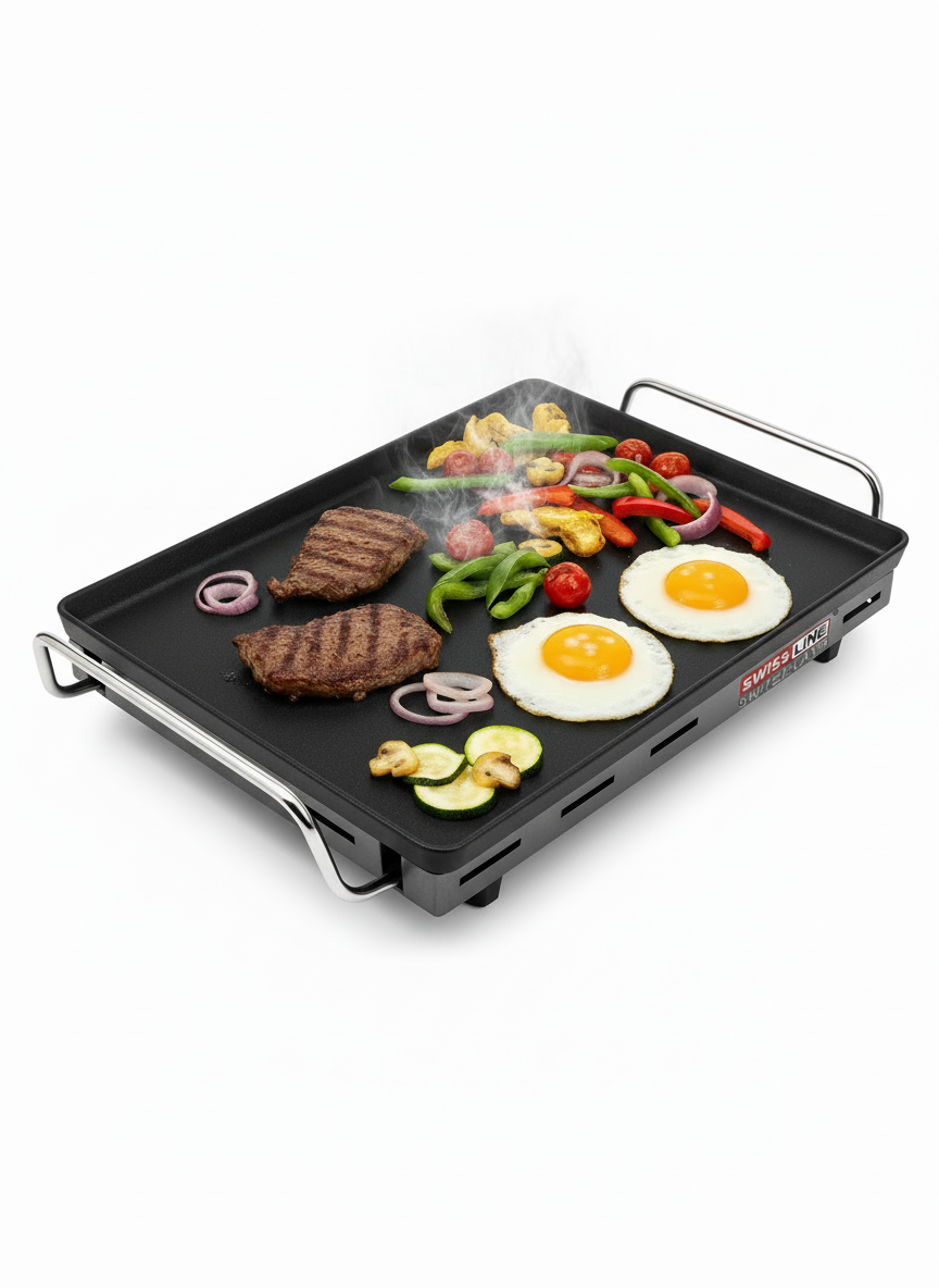 🥩 Plancha Grill XL – 2500W (63X33CM)