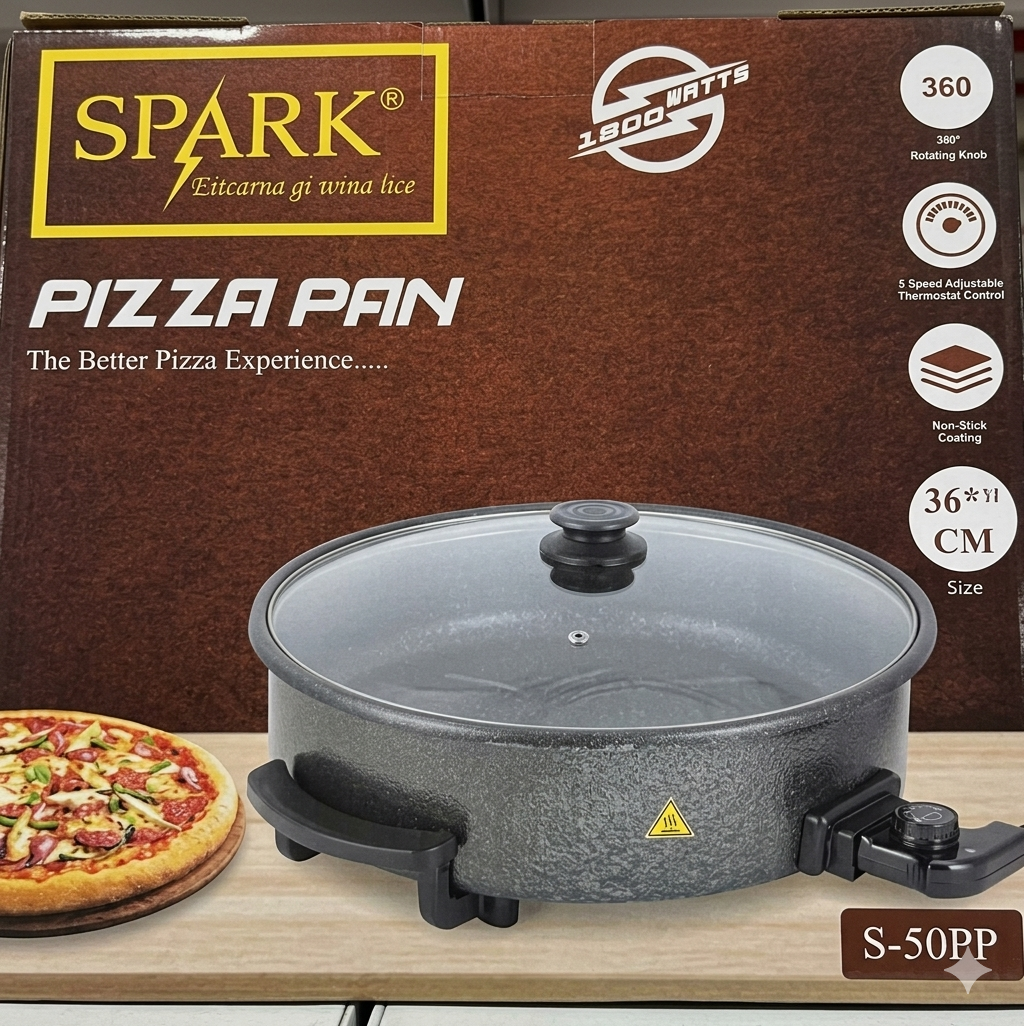 Sartén Eléctrica para Pizza SPARK S-50PP