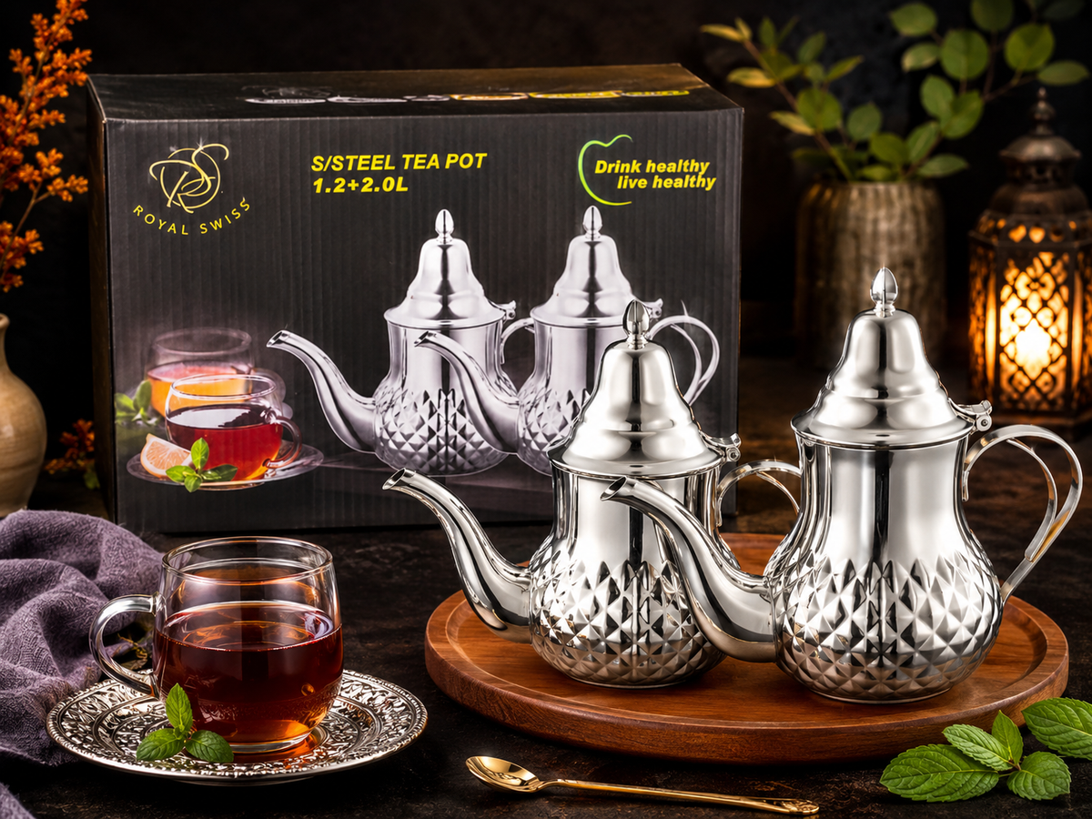 Teteras Premium de Acero Inoxidable 1.2L y 2.0L