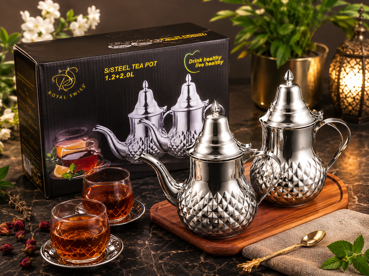 Teteras Premium de Acero Inoxidable 1.2L y 2.0L