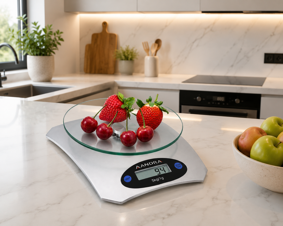 ⚖️ Báscula Digital de Cocina ANDRA A-11KS/3 | Precisión Profesional 5 Kg