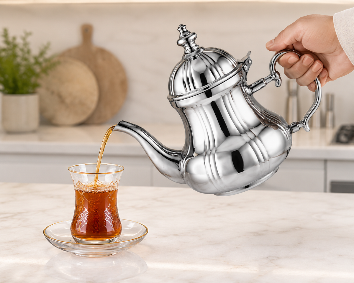 🔥 Teteras Home Deluxe de Acero Inoxidable | Diseño Elegante en Acabado Dorado y Plateado 🔥  Una combinación perfecta de belleza, calidad y tradición para disfrutar de tus bebidas favoritas con estilo. 🫖✨☕