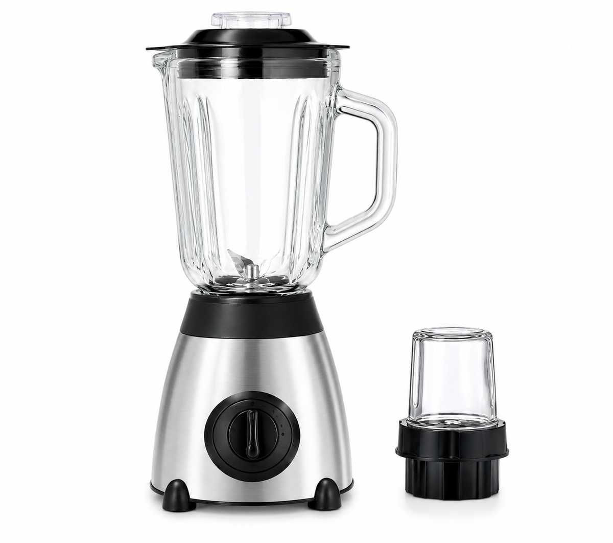 🔥 Licuadora de Vidrio 2 en 1 COMFY NEST 1200W | Jarra 1,5L + Vaso 0,4L y 5 Velocidades 🔥  Potencia profesional, máxima versatilidad y resultados perfectos en cada preparación. 🥤✨