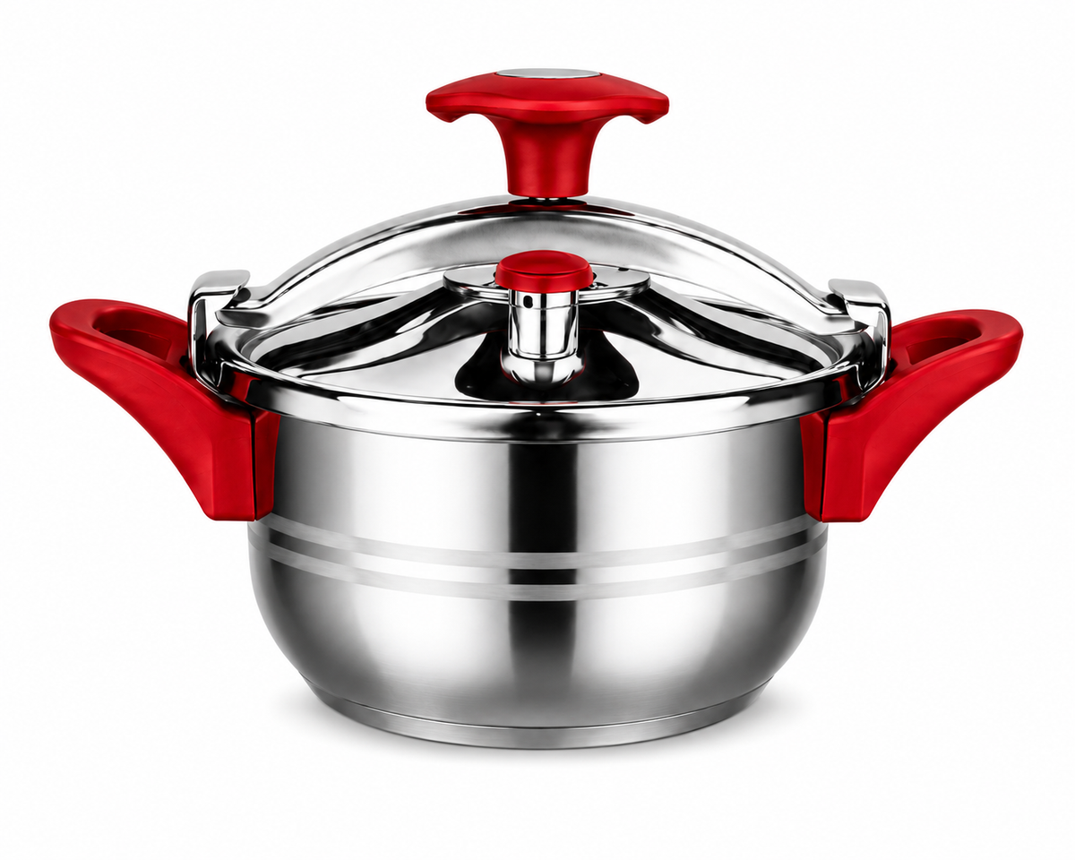 🔥 Olla a Presión de Acero Inoxidable INOX 18/10 | Cocción Rápida y Máxima Seguridad 🔥  La combinación perfecta de calidad, seguridad y eficiencia para tu cocina. 🍽️✨👨‍🍳