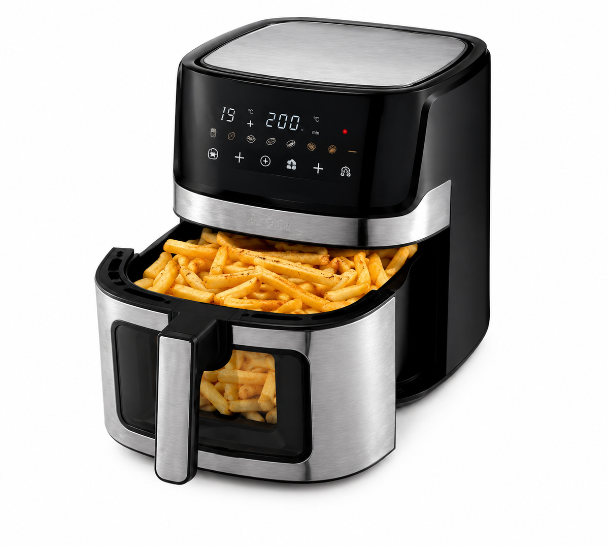 🔥 Freidora de Aire Digital 6,5L con Ventana de Visualización | Cocina Saludable Sin Aceite 🔥  La forma más fácil de disfrutar de comidas deliciosas, crujientes y saludables para toda la familia. 🍟✨