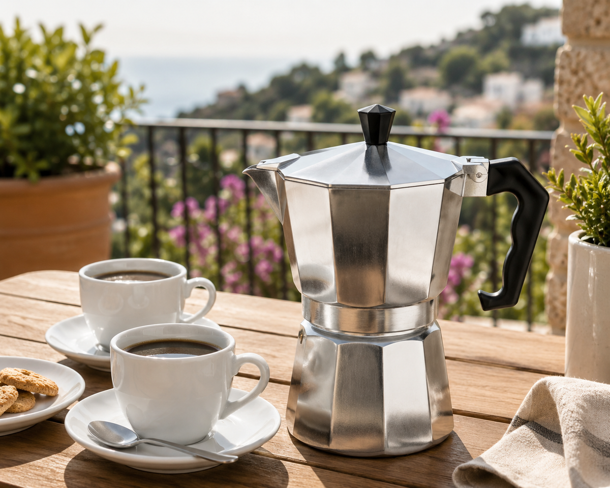🔥 Cafetera Italiana de Aluminio Serie Verde | Café Tradicional con Sabor Auténtico 🔥  Disfruta del verdadero placer del café casero con una cafetera diseñada para durar y ofrecer el mejor resultado en cada preparación. ☕✨