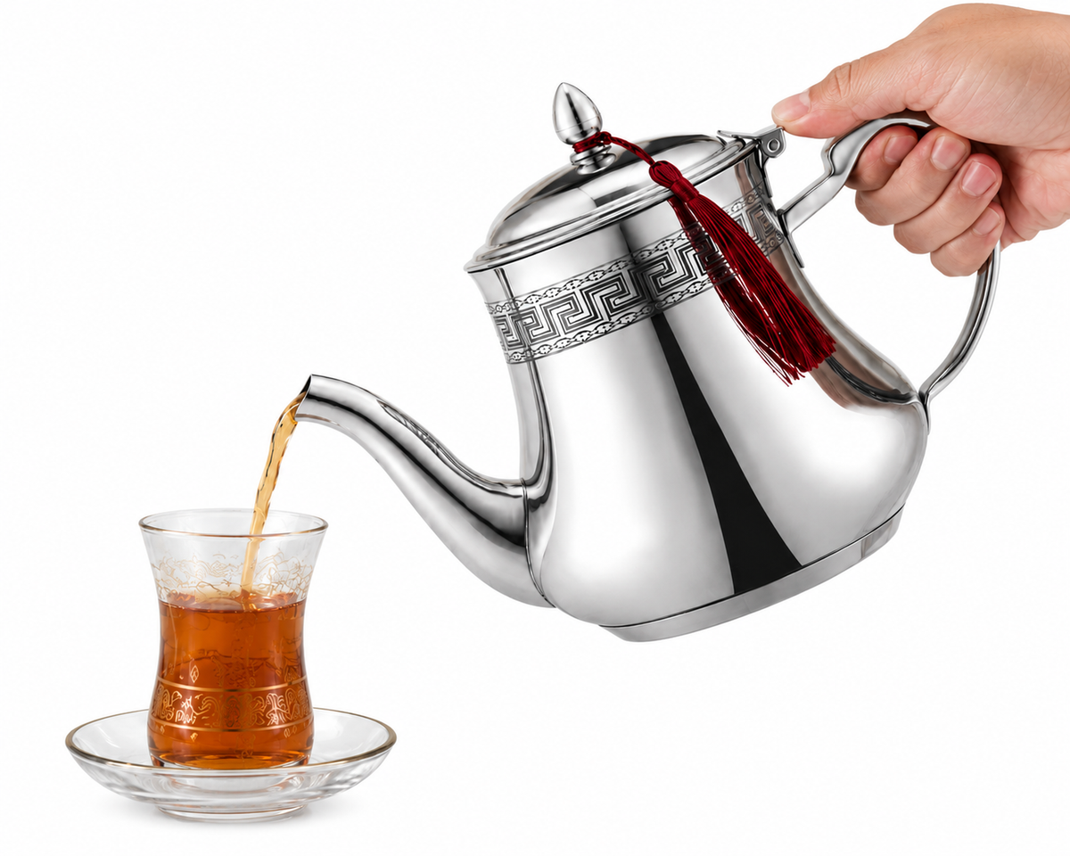 🔥 Tetera de Acero Inoxidable Premium | Elegante, Resistente y Apta para Inducción 🔥  La combinación perfecta entre tradición, estilo y funcionalidad para disfrutar de cada taza con la máxima calidad. ☕🫖✨