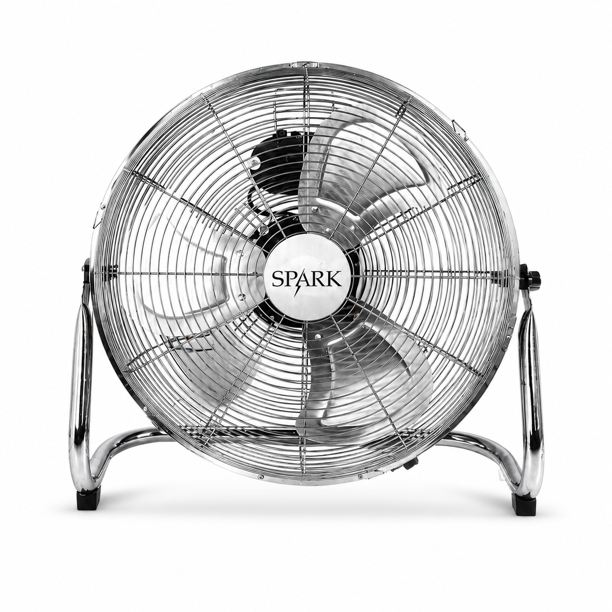 Ventilador de Suelo Industrial SPARK 12" | 3 Velocidades | Operación Silenciosa | Inclinación Ajustable | Potente Flujo de Aire