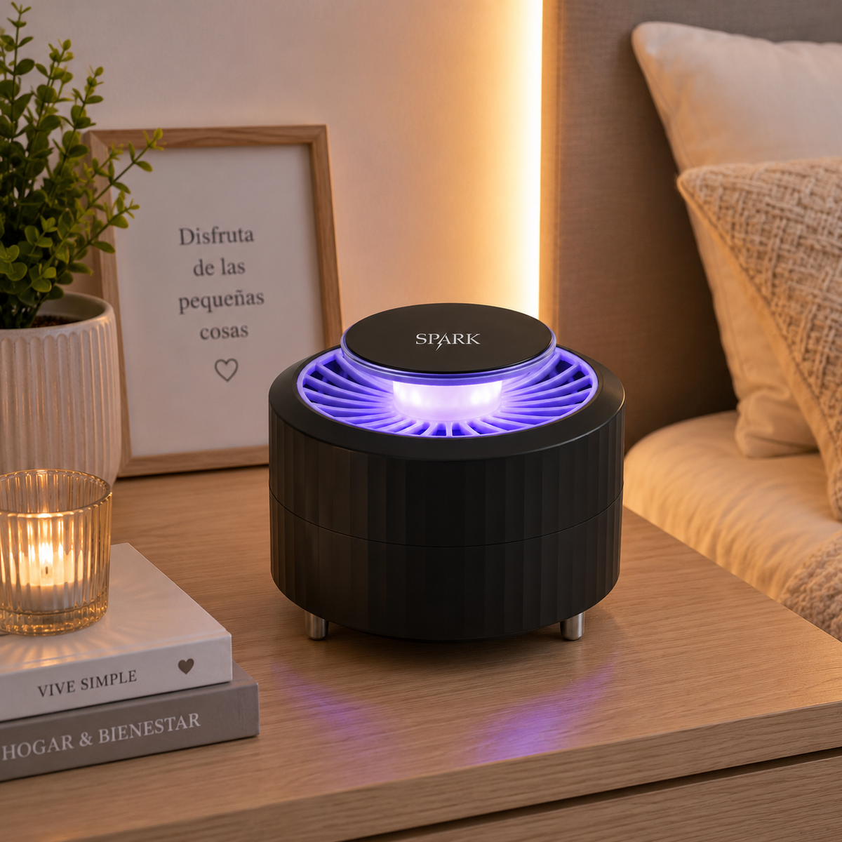 Mini Lámpara Antimosquitos SPARK S-26MR/1 USB | Cobertura 360° y Tecnología LED 🔥