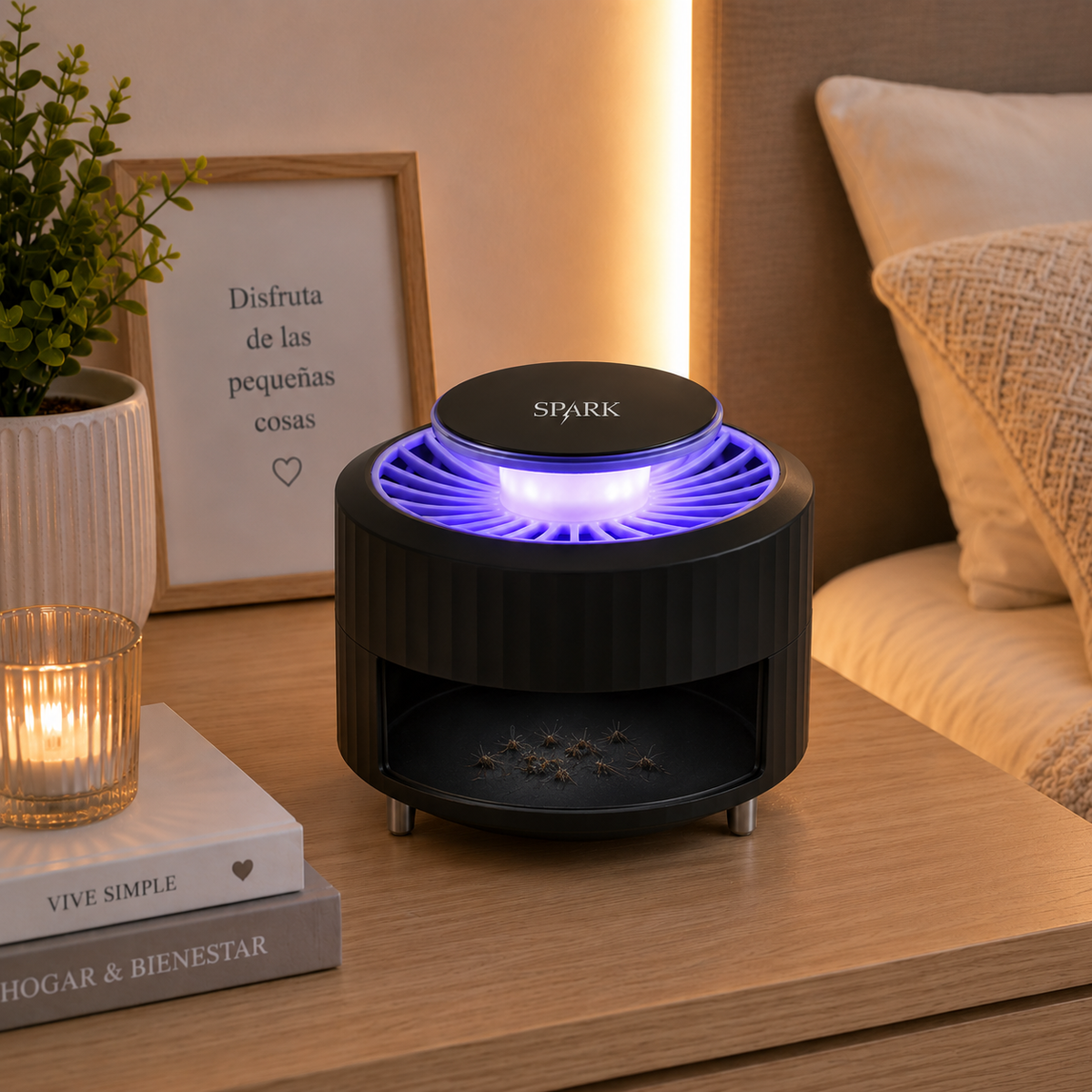 Mini Lámpara Antimosquitos SPARK S-26MR/1 USB | Cobertura 360° y Tecnología LED 🔥