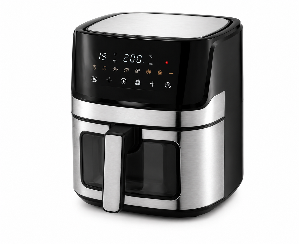 🔥 Freidora de Aire Digital 6,5L con Ventana de Visualización | Cocina Saludable Sin Aceite 🔥  La forma más fácil de disfrutar de comidas deliciosas, crujientes y saludables para toda la familia. 🍟✨