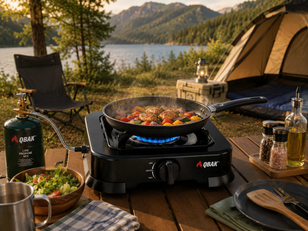 🔥 Cocina Portátil a Gas QBAK
