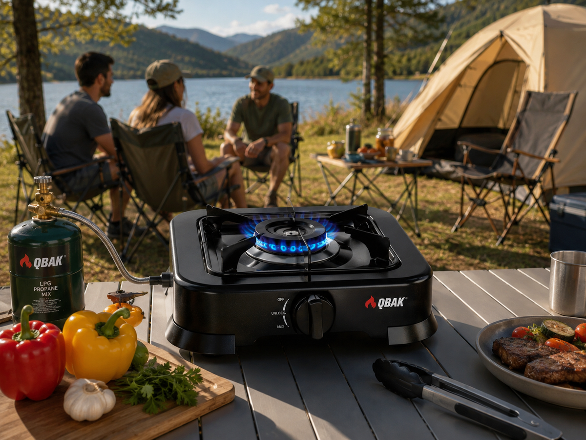🔥 Cocina Portátil a Gas QBAK