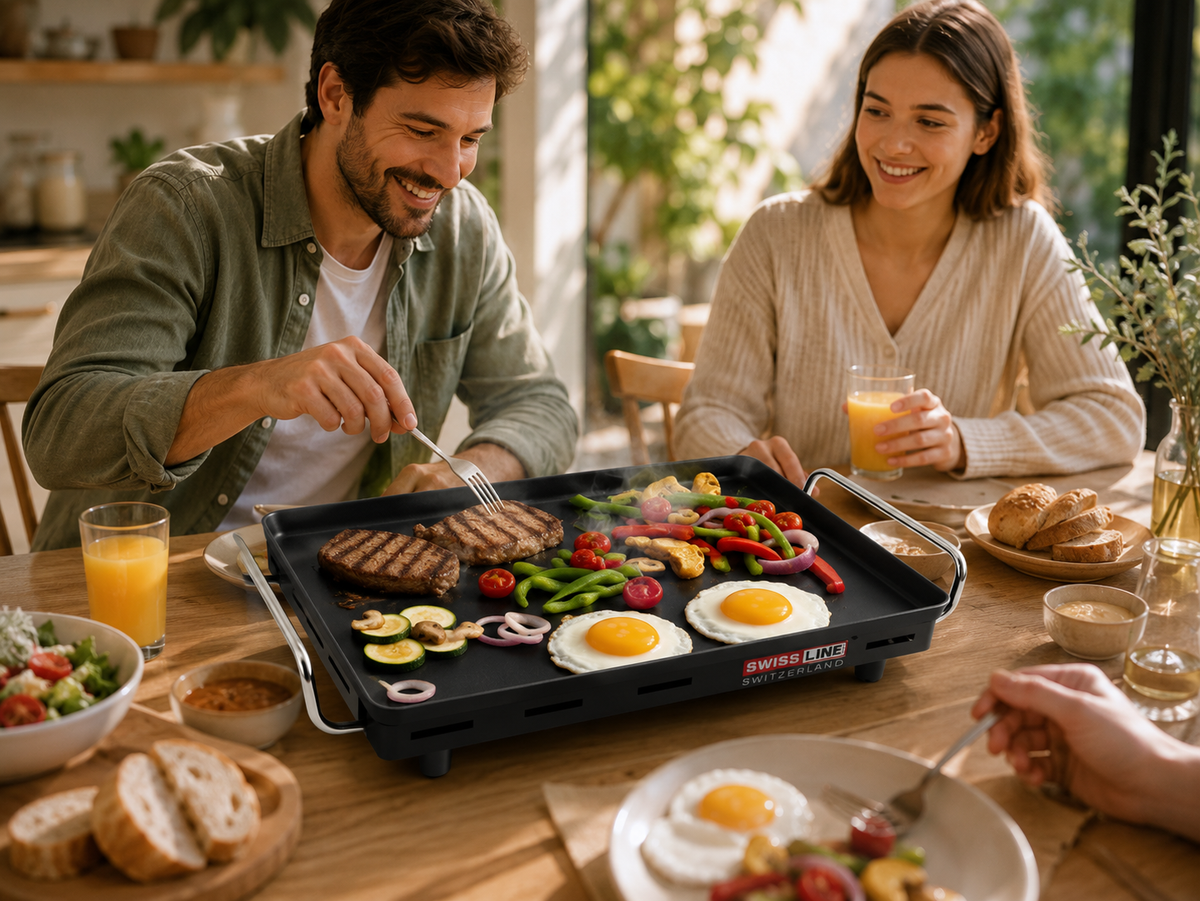 🥩 Plancha Grill XL – 2500W (63X33CM)